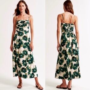 Emerson crepe floral dress